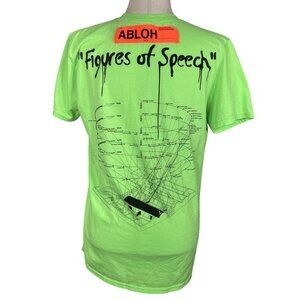 VIRGIL ABLOH x MCA Figure of Speech Amo Tee in Green Mens Small Ladies Medium